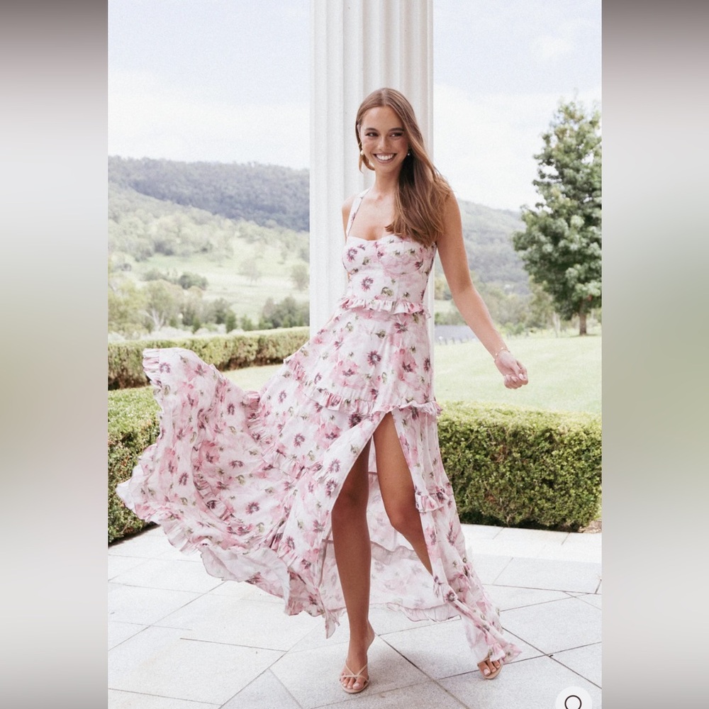 Petal & Pup Lillee Tiered Maxi Dress NWT